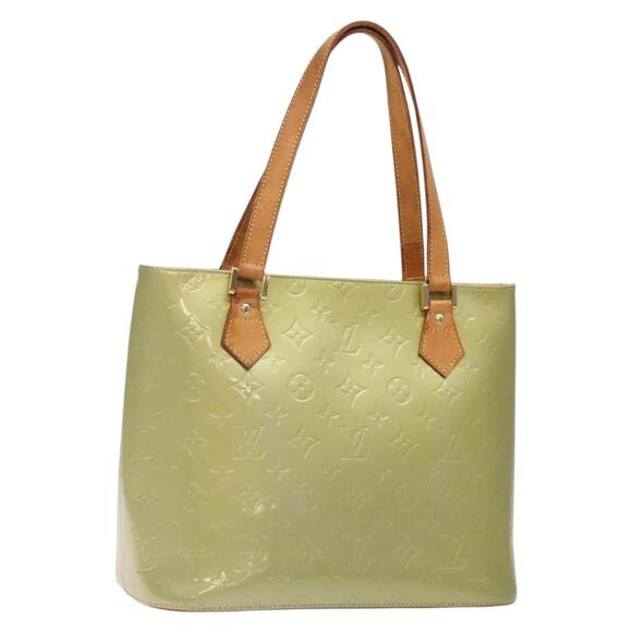 LOUIS VUITTON Monogram Vernis Houston Hand Bag Gris M91053 - Picture 1 of 13